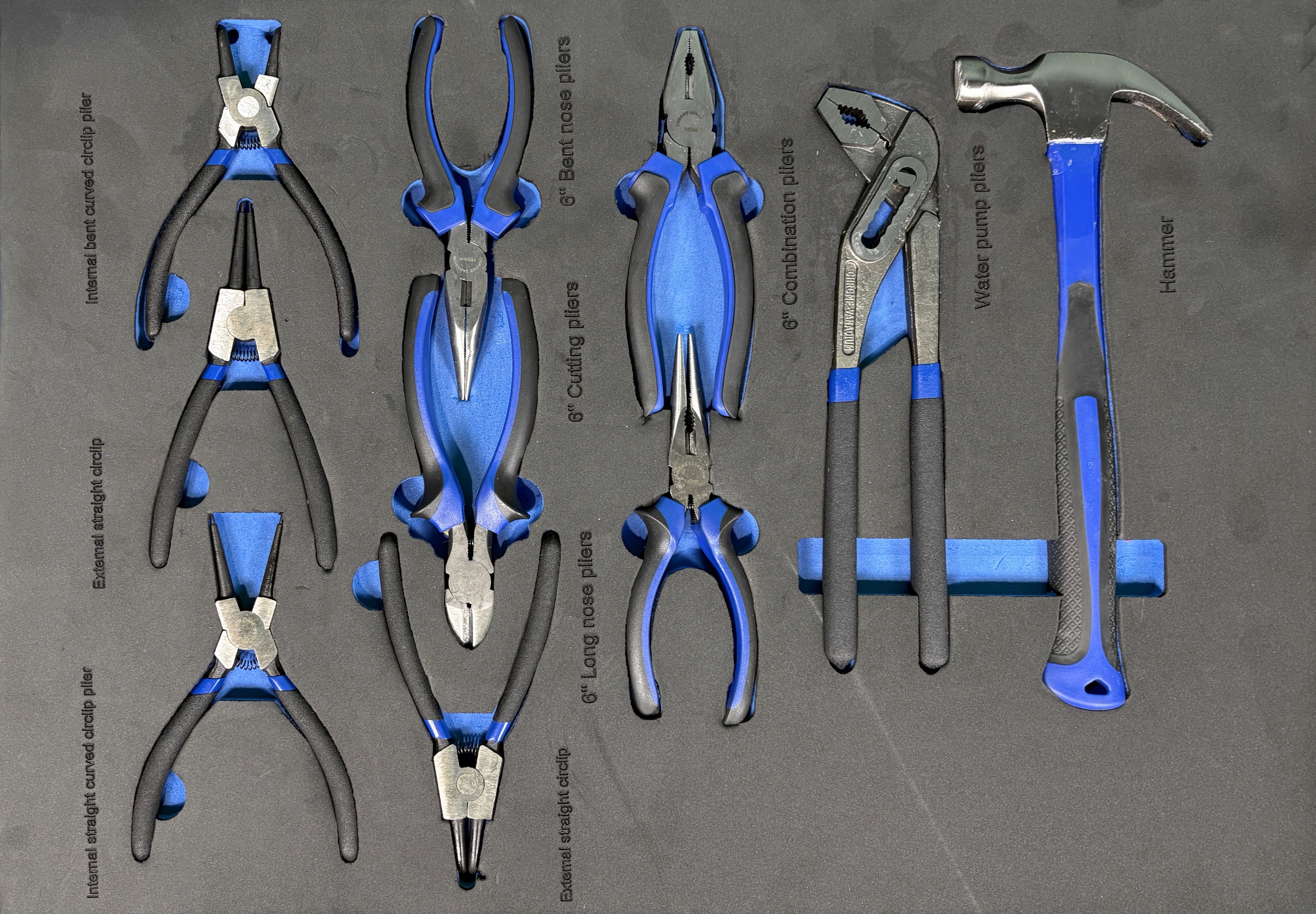 BL-5001 - Dielenský vozík s CRV náradím 250 ks 12 zásuviek (31)